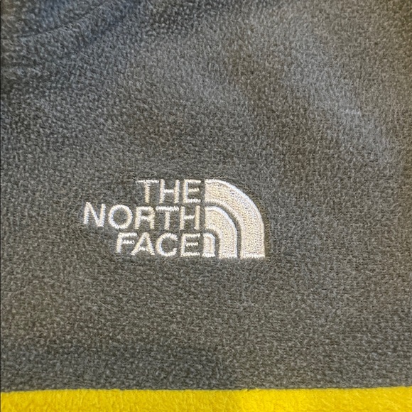 The North Face Yellow and Black Fleece Pullover - Picture 3 of 6